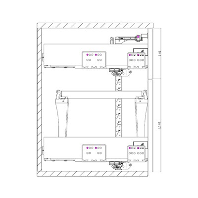 HETTICH 9209618 konténer rajz M1:1 (szett 1