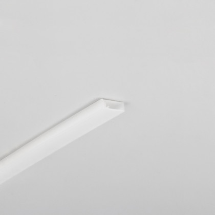 StrongLumio műanyag LED profil Slash8, tejfehér, 2m