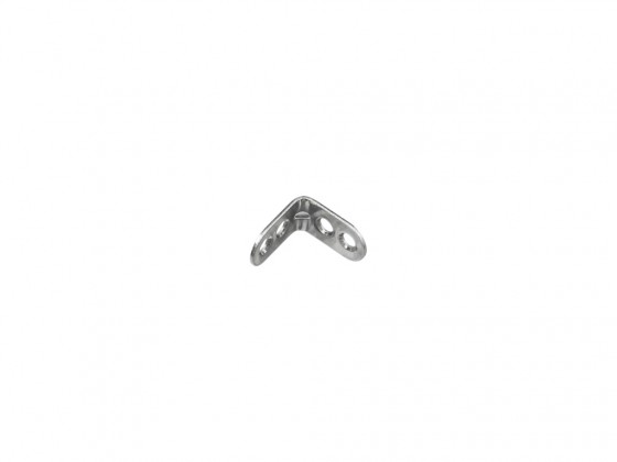 STRONG Sarokvas 25x25mm megerősített, cink fehér