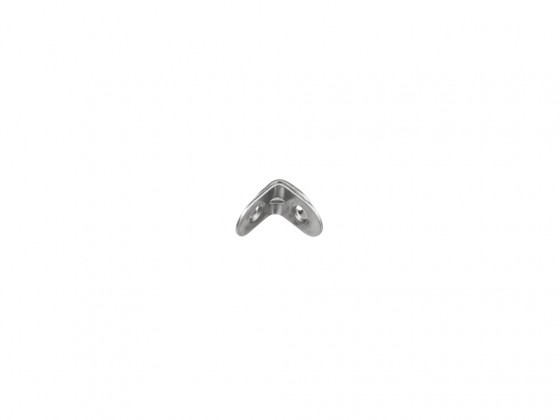 STRONG Sarokvas 20x20mm megerősített, cink fehér
