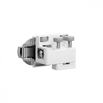 HETTICH 9338704 WingLine S új, 5 kg-ig, vezető rész rugó nélkül, fehér, jobbos