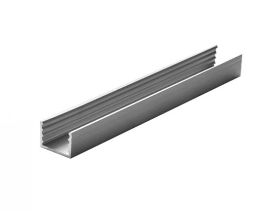 SEVROLL "U" profil rétegelt lemezhez 10mm 3m ezüst