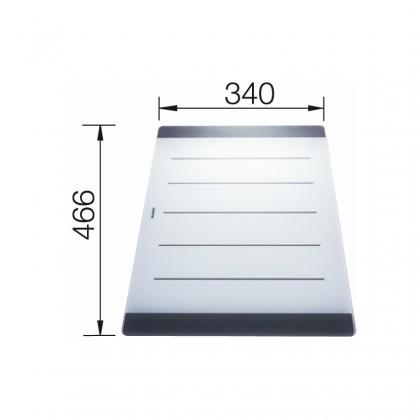 BLANCO 225124 Tartozék vágódeszka Axia II edzett üveg 466x340