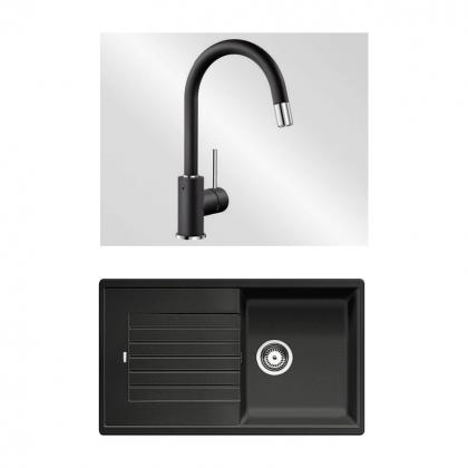 BLANCO Set 10-D 24 520511+521455 ZIA 5 S antracit + MIDA-S antracit