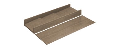HETTICH 9199606 OrgaTray 230, tartó elem fűszertartóra 150 - 275/550 mm dió