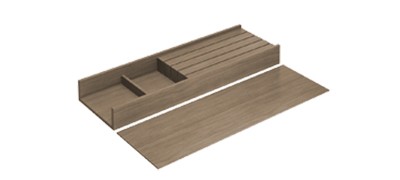 HETTICH 9199602 OrgaTray 230, késtartó 150-275/500 mm dió