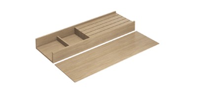 HETTICH 9199577 OrgaTray 230, késtartó 150 - 275/550 mm tölgy