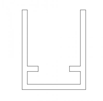 TERNO Versatile alsó profil, art. 630, 6m TERNO Versatile alsó profil, art. 630, 6m