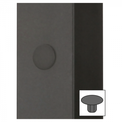 HETTICH 9360714 FurnSpin Cadro krytka pro závitový kolík m5 černá