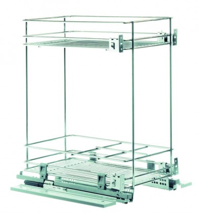 VIBO alsó dupla kosár 450mm csillapítással jobbos/balos