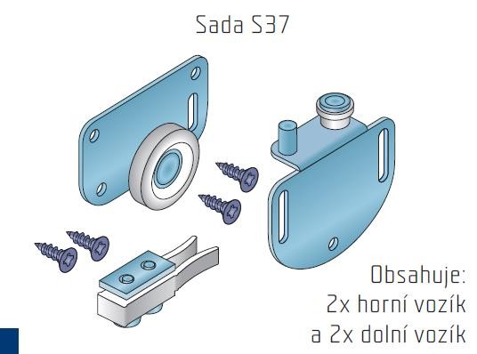 S-S37 vasalat szett 1 ajtószárny