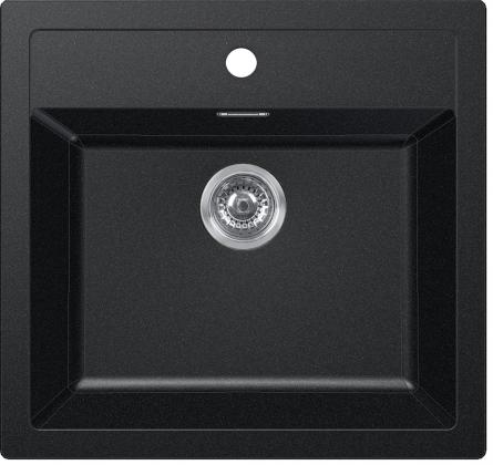 FRANKE Szett T25Č SID 610 fekete + FP 9000.071 onix