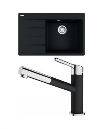 FRANKE Set G219O CNG 611-78 TL/2 onyx + FC 3055.071