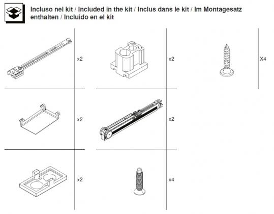 TERNO T-Belt lengéscsillapító tartozékokkal, fekete