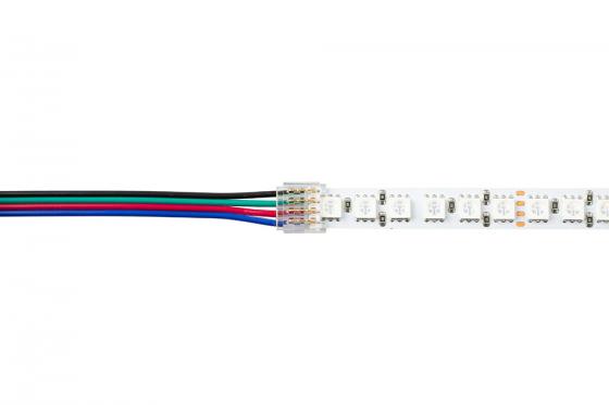 StrongLumio spojka RGB LED pásek 10mm - kabel čtyřlinka