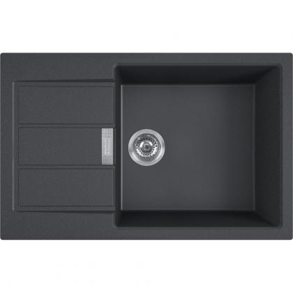 FRANKE Mosogató S2D 611-78 XL, fekete