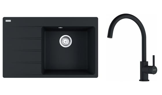 FRANKE Szett G271FM CNG 611-78 TL/7 fekete matt + FC 6018.901