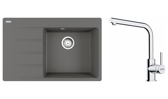 FRANKE Szett G250SZK CNG 611-78 TL/7 szürke kő + FS 3230.031
