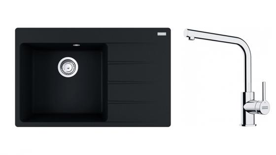 FRANKE Szett G251O CNG 611-78 TL/2 onyx + FS 3230.031