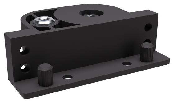 IF beállító láb KEY-F kerékkel csapokkal - bal