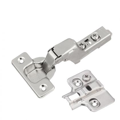 K-StrongHinges S3 pánt  csillapítás nélkül behelyezve 110°-os csavar, alátétes c