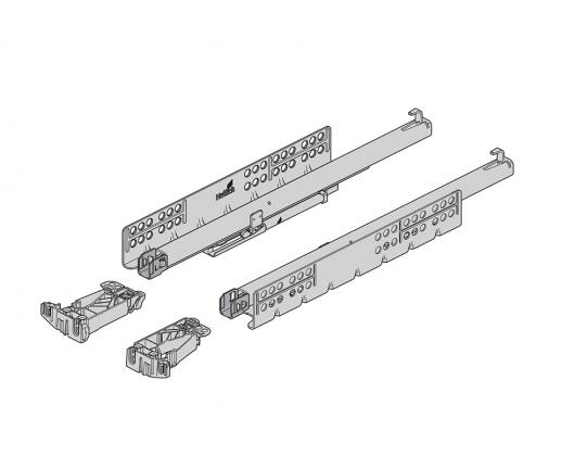 K-HETTICH szett Quadro YOU 350mm/30kg + rögzítők, oldalak 16mm, PTO