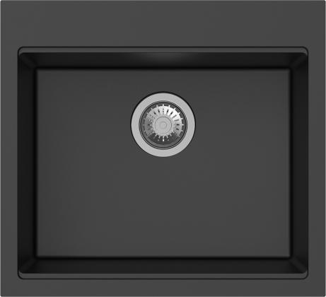 StrongSinks S3 Mosogató gránit Ipel 560x510mm csepegtető nélkül fekete