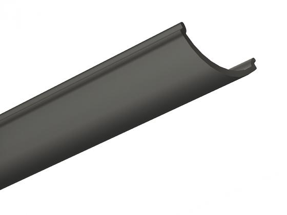 StrongLumio takaróprofil Angular fekete 3,03m