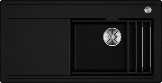 BLANCO 528092 Etagon XL 6 S InFino mosogató PushControl vezérléssel, fekete