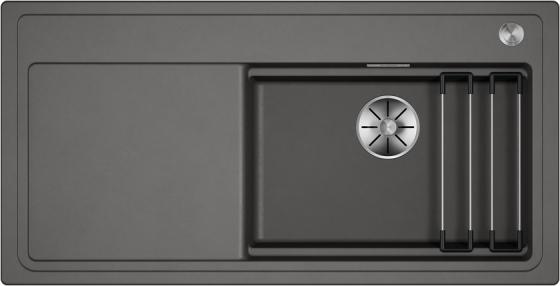 BLANCO 528095 Etagon XL 6 S InFino mosogató PushControl vezérléssel, vulkánszürk