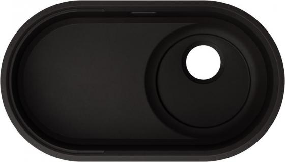 BLANCO 527989 Oovalon 700-U mosogató lefolyó nélkül, mystic black