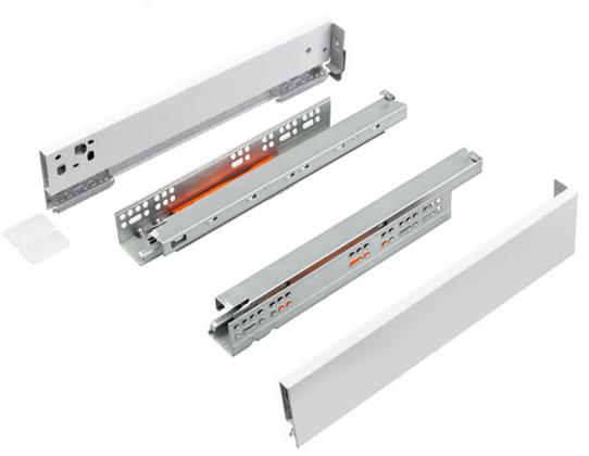 K-StrongMax 18 PUSH fiókvasalat H89/550mm, fehér