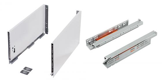 K-StrongMax 16 PUSH fiókvasalat H249/450mm, fehér