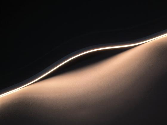 StrongLumio LED szalag neon 4x10 mm, 168 LED/m meleg fehér