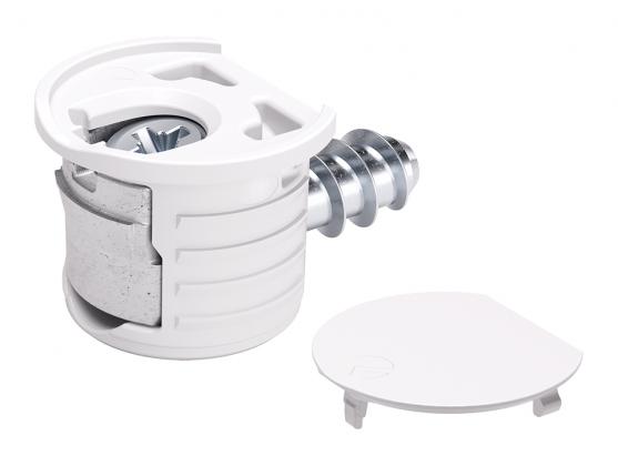 IF KORE 15 összekötő vasalat, M6x8 mm, fehér takarósapka