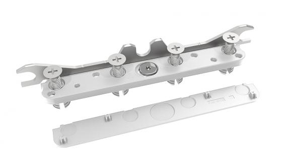 KES 272444 FREEslim Flap front  rögzítő tipli fehér