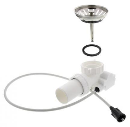 BLANCO 118979+119293 Příslušenství SET exc.ovládání výpusti+otoč. knoflík nerez