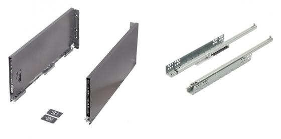 K-StrongMax Uni 16 fiókvasalat H185/350mm, szürke