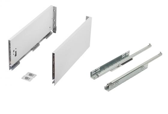 K-StrongMax Uni 18 fiókvasalat H185/400mm, fehér