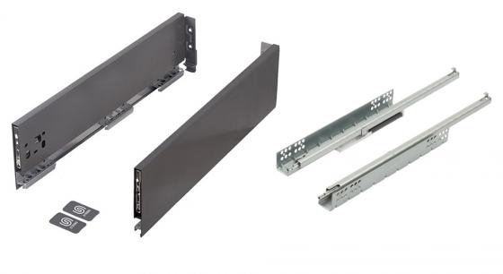 K-StrongMax Uni 18 fiókvasalat H121/550mm, szürke