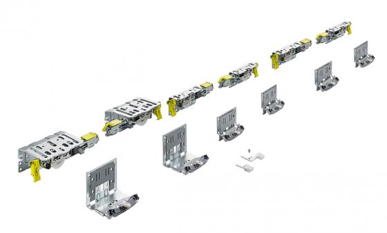 HETTICH 9275782 TopLine XL new STB 19 (17 mm), 40-50/100 kg 3 szárny