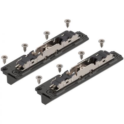 BLUM 20S4200A Aventos HK/HS/HL Top előlaprögzítő, préselhető kivitel, Onyx.