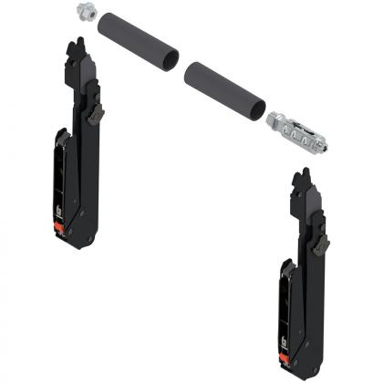 BLUM 22L3500 AVENTOS HL Top emelőkarok – 340–389 mm, Eclipse fekete