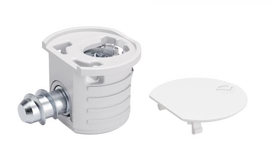 IF KORE 15 összekötő vasalat, euro csavar 5x11 mm, fehér takarósapka