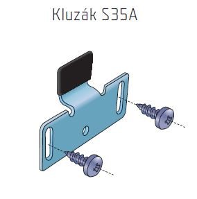 S-S35A felső szán tolóajtó vasalat