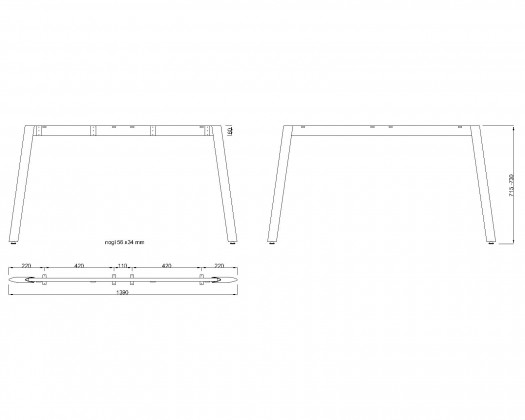 MILADESIGN lábazat Mobilar M5414T–S antracit MILADESIGN lábazat Mobilar M5414T–S antracit