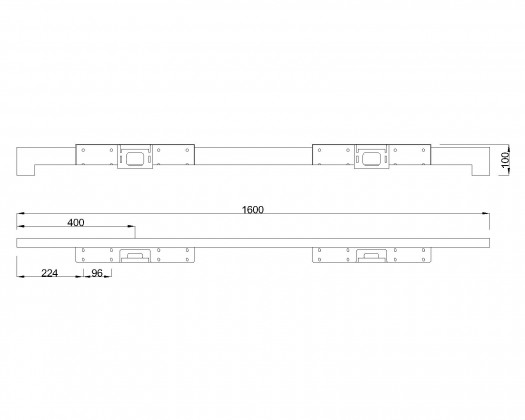 MILADESIGN lábazat alacsony Quark Q7216-K antracit MILADESIGN lábazat alacsony Quark Q7216-K antracit