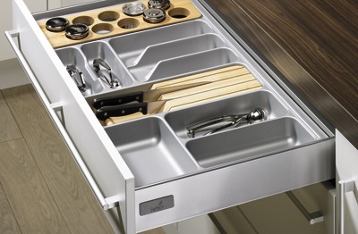 HETTICH 9079172 OrgaTray 430, 400x470 mm, ezüst