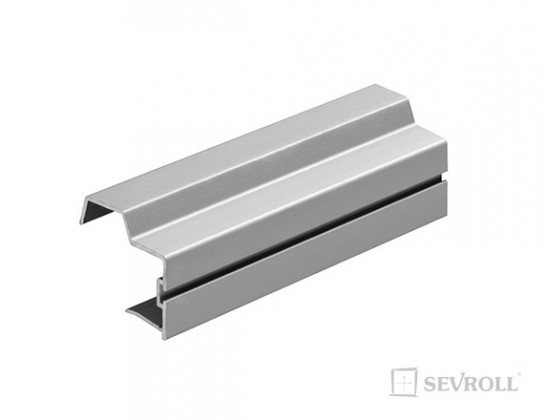 SEVROLL 04535 Universal 18 fogantyú profil 18mm 2,7m ezüst