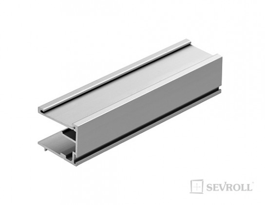SEVROLL Prince 02 fogantyú profil 2,7m ezüst